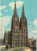 Képeslap 0072 (Német)  Kölni Dóm  postatiszta