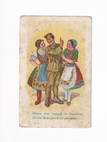 H:103 military antique greeting card