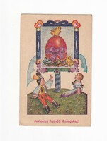 H:99 Easter antique greeting card