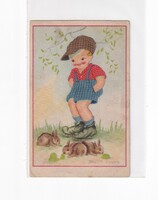 H:109 antique Easter greeting card