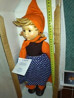 Rare huge m.I. Hummel goebel signs of spring doll doll. 40cm high
