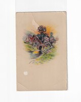 H:104 antique greeting card