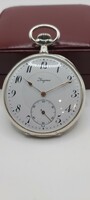 Gyönyörű új állapotú, Longines ezüst zsebóra