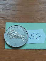 Slovenia 50 tolar 2003 copper-nickel, taurus bull sg