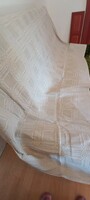 Large woven old tablecloth/bedspread