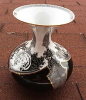 Jurcsak László porcelán nagyméretű váza