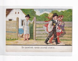 H:102 antique greeting card postal clearance