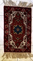 Antique hand-knotted wool rug, prayer rug, rug