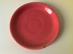 Antique Zsolnay pink saucer 16 cm