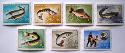 S2388-94 / 1967 series of fish catching stamps postmarked