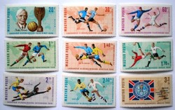 S2282-90 / 1966 Labdarúgó VB bélyegsor postatiszta