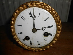 French table / fireplace clock structure