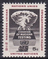 1964 ENSZ New York, A nukleáris tesztelés leállítása **