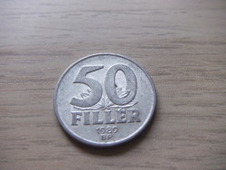 50  Fillér  1989      Magyarország