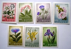 S2354-60 / 1967 Virág - Kitaibel Pál Virágai bélyegsor postatiszta