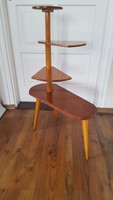 Mid-century wooden flower stand