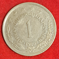 1980. Yugoslavia 1 dinar (514)