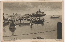 Ba - 544 whose beautiful memory is on Balaton Balatonfüred spa, boat harbor 1924