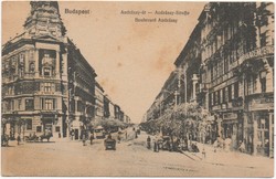 BP - 133 Budapesti séta,  Andrássy-út 1918  postatiszta