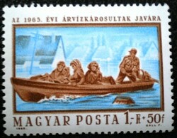 S2195 / 1965 Árvíz III. bélyeg postatiszta