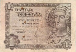 1 peseta 1948 Spanyolország 1.