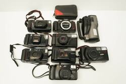 Retro film camera collection / old / fuji minolta yashica samsung konica pentax canon
