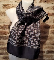 Men's silk-wool scarf