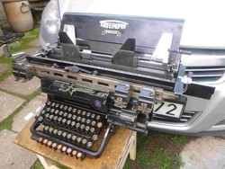 Old triumph typewriter, accountant type