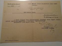 Za492.35 From the head office of Mátyásföld village - Chief Clerk István Cieleszky 1948 - to Mr. Miklós Rád