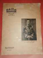 Atilla - literary and artistic monthly magazine - with Horthy cover image