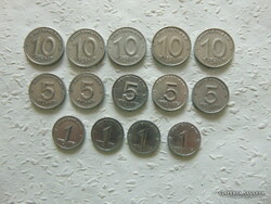 Germany 14 pfennig coins lot !
