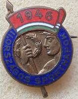1946 National sports days badge