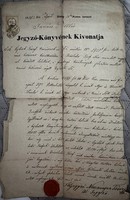 Neumayer Tódor aljegyző jegyzőkönyve 1840