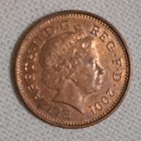 2001. England 1 penny (551)