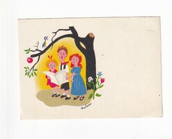 H:140 Húsvéti Üdvözlő képeslap postatiszta