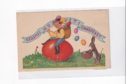H:153 Easter antique greeting card