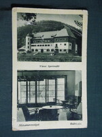 Postcard, Máramos Island, mosaic details, city sports hotel, hall detail, 1944