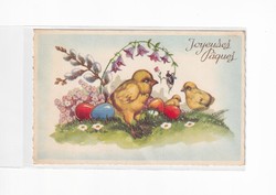 H:155 Easter antique greeting card
