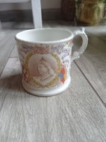 Fabulous Antique Porcelain British Reign Cup (1897)