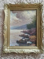 Old painting marked 