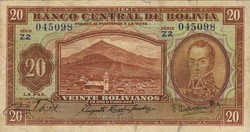 20 Bolivianos 1928 2. Issue Bolivia