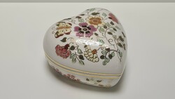 Zsolnay Pillangós Nagy Szív alakú Bonbonier #1854