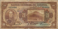 20 Bolivianos 1928 1. Issue Bolivia