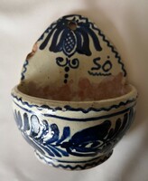 Korondi folk ceramic salt shaker, 14.5 cm high