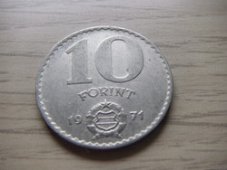 10   Forint    1971   Magyarország