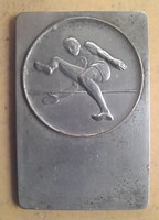 High jump 60x40mm. Medal, plaque. (There is a post office) !