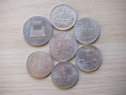 7 copies of coins in one