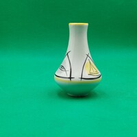 Budapest Porcelángyár Budapesti Zsolnay porcelán Siófok szuvenír váza