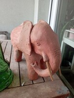 Ceramic elephant statue