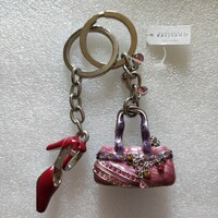 New califano reticule enamel key ring gift stiletto enamel key ring